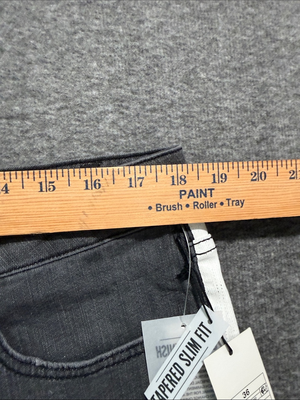 JACKSON Black Skinny Jeans‎ with White Side Stripes Size 36 - Picture 6 of 7